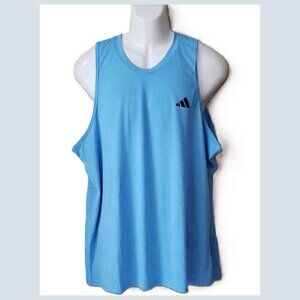 Men's Adidas Tank Aeroready Top Blue JC5372 Men's Slim Fit XL